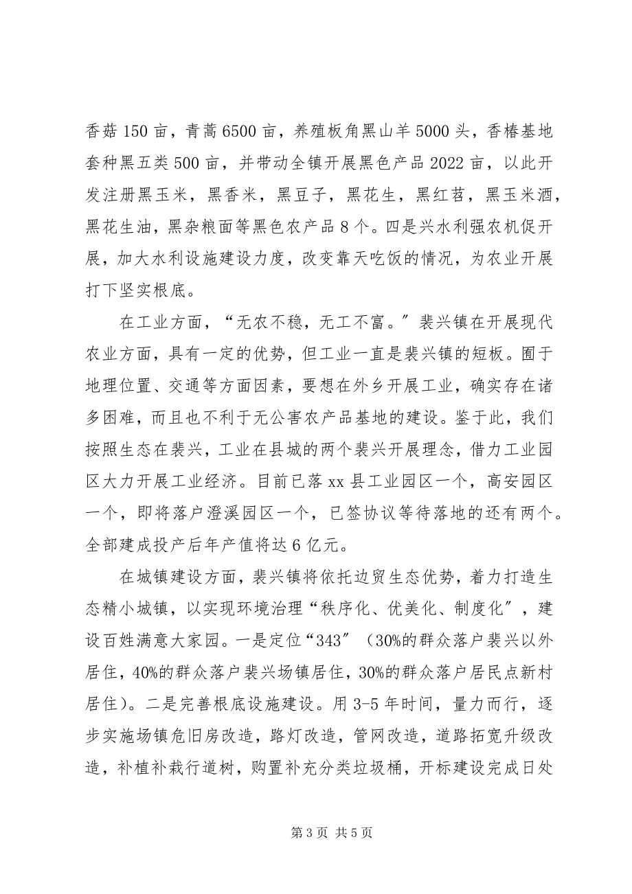 2023年乡镇工作情况汇报材料.docx_第3页