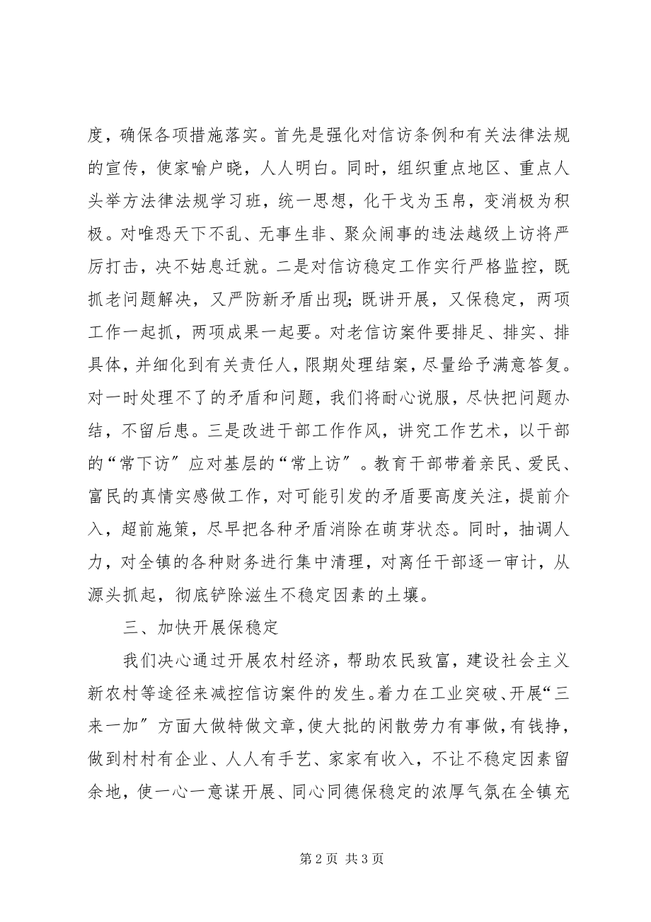 2023年信访稳定工作表态讲话.docx_第2页