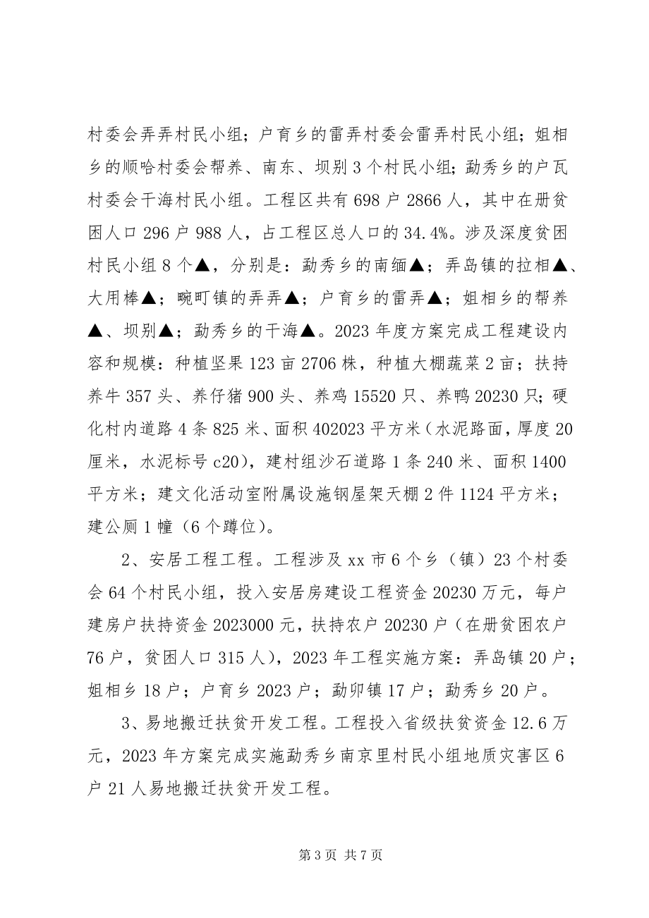 2023年扶贫办度扶贫开发工作计划.docx_第3页