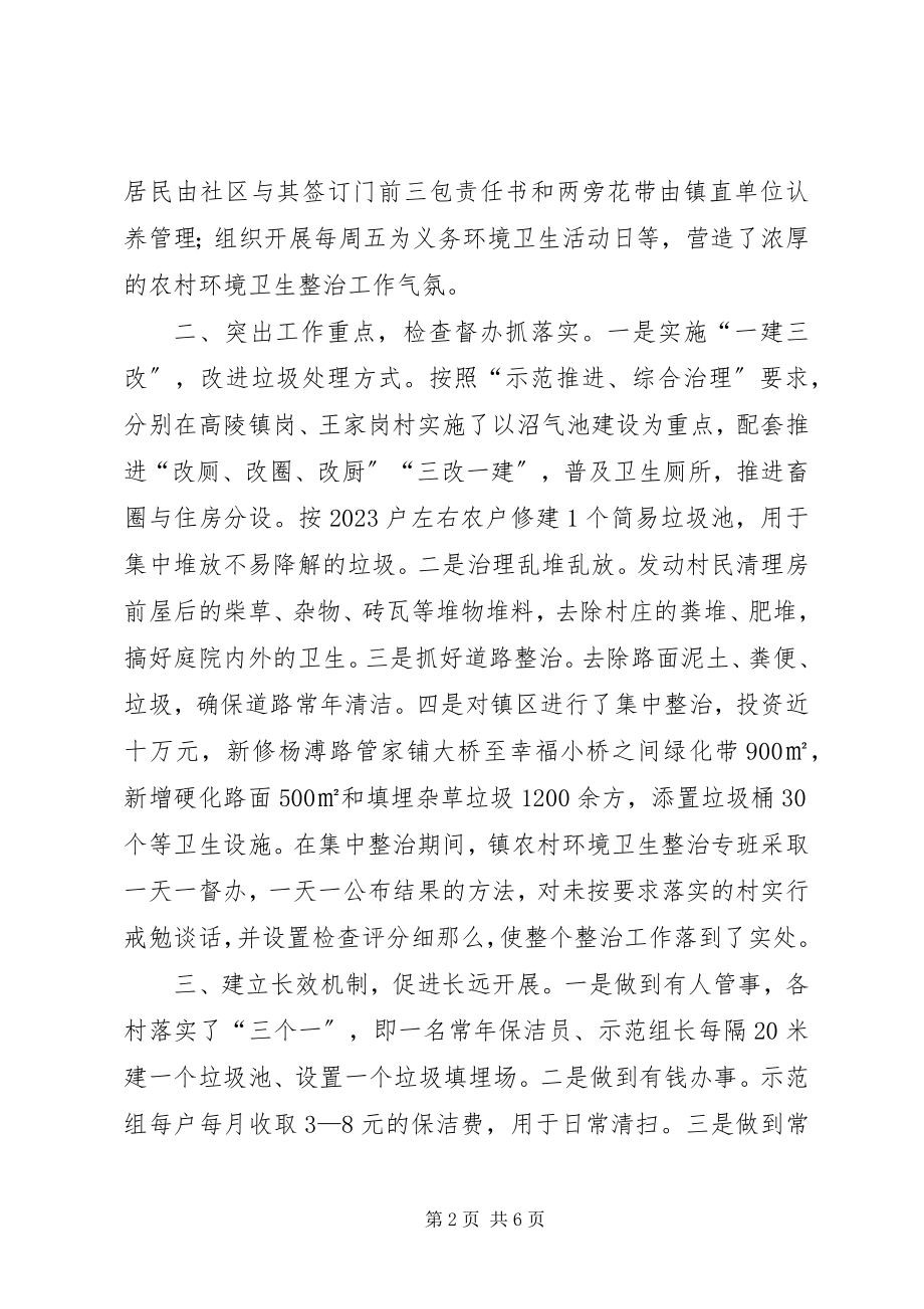 2023年环境卫生专项整治工作汇报.docx_第2页