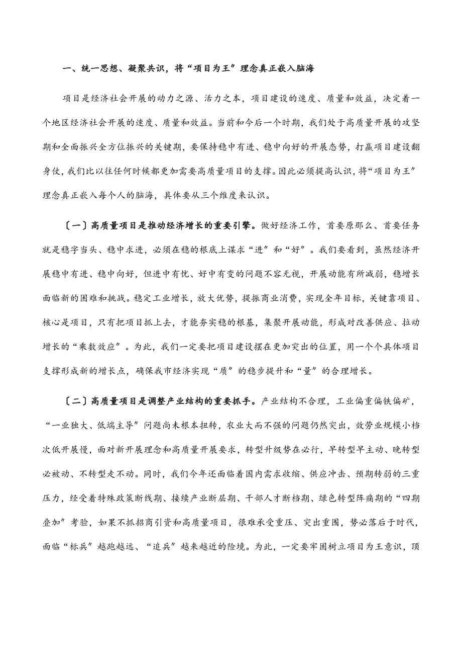 高质量项目建设年动员大会上的讲话.docx_第2页