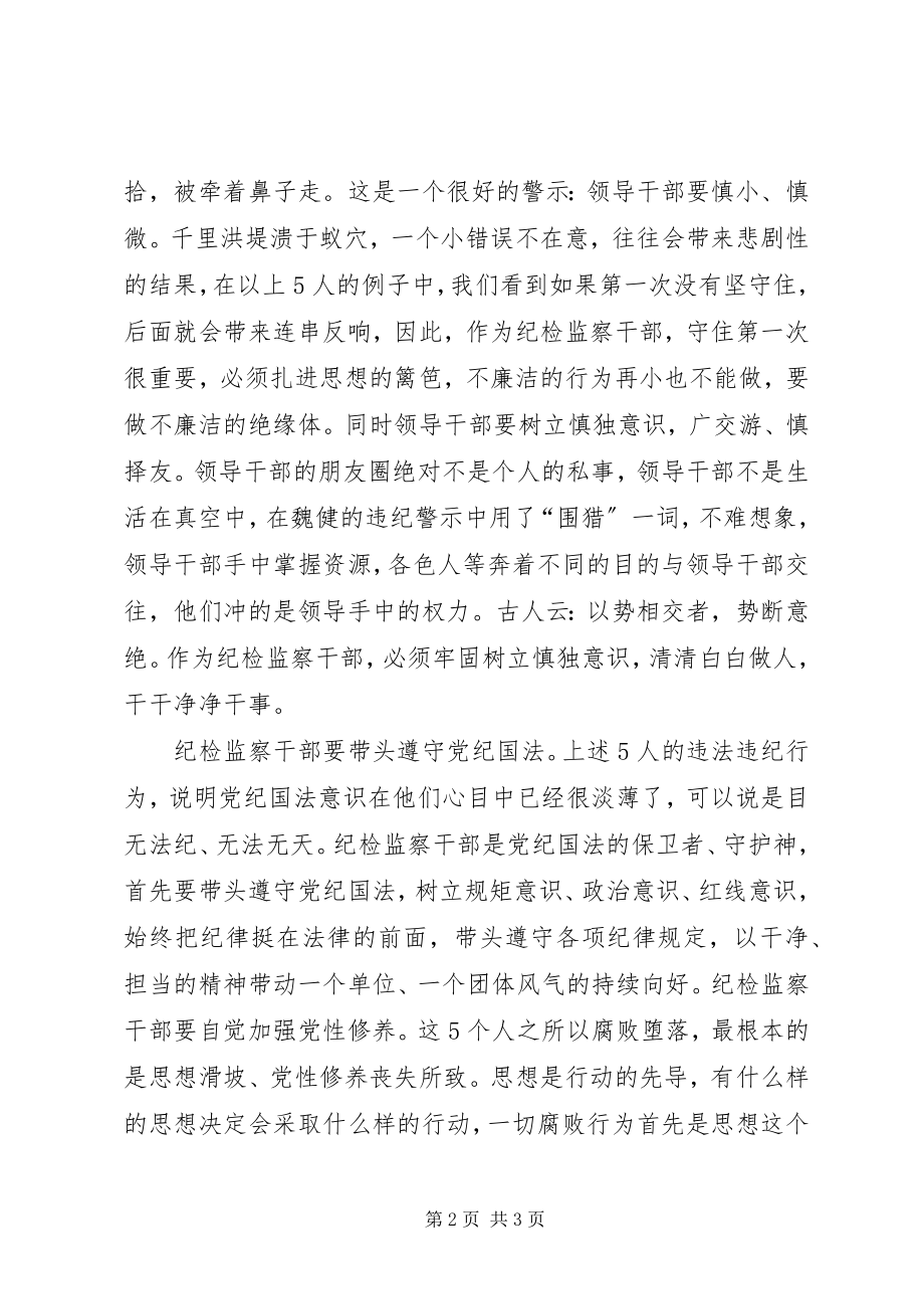 2023年观看纪检监察干部违法违纪案件警示录有感.docx_第2页