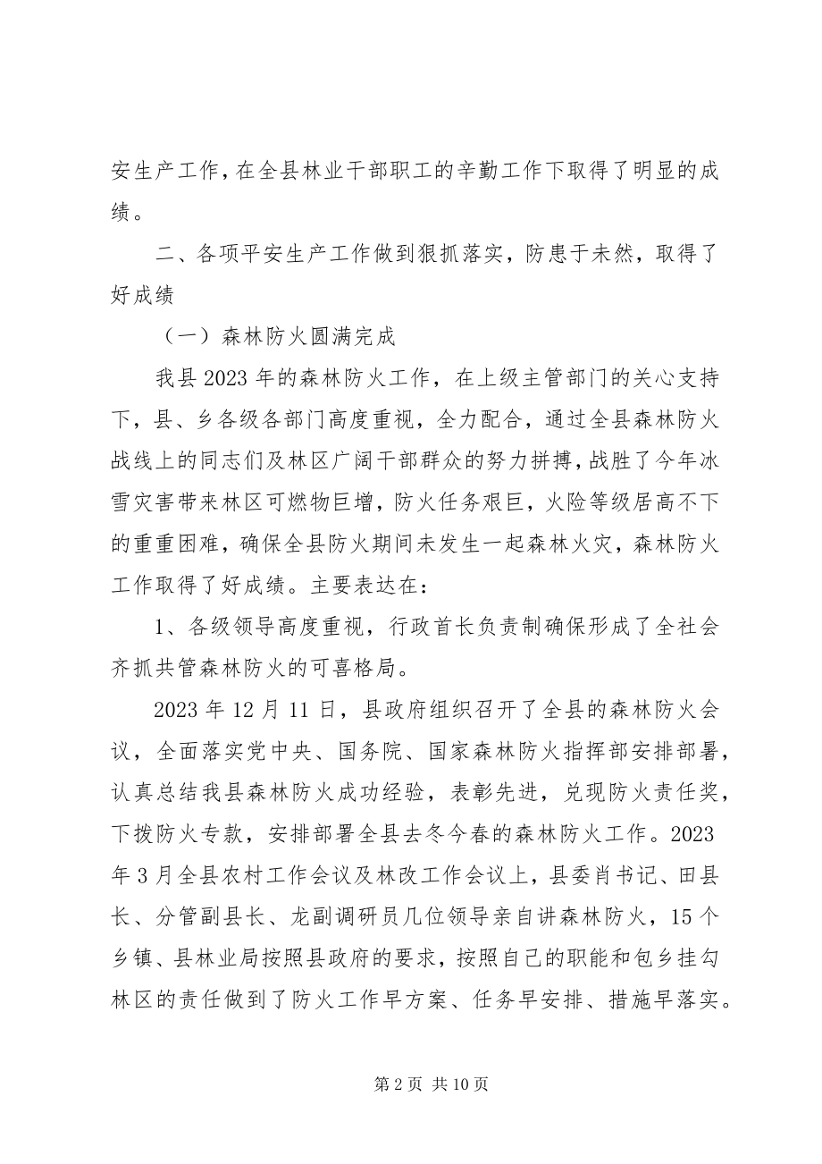 2023年县林业局安全生产工作总结.docx_第2页