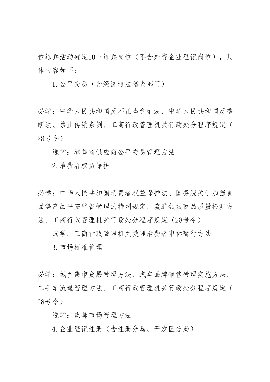 2023年工商系统基层执法岗位练兵实施方案.doc_第2页