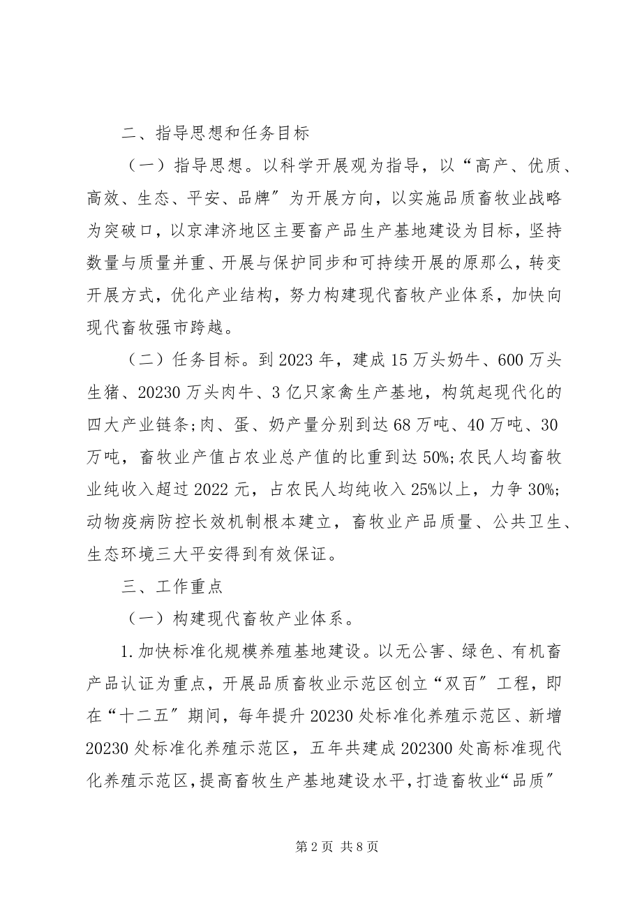 2023年市政办现代畜牧强市实施意见.docx_第2页