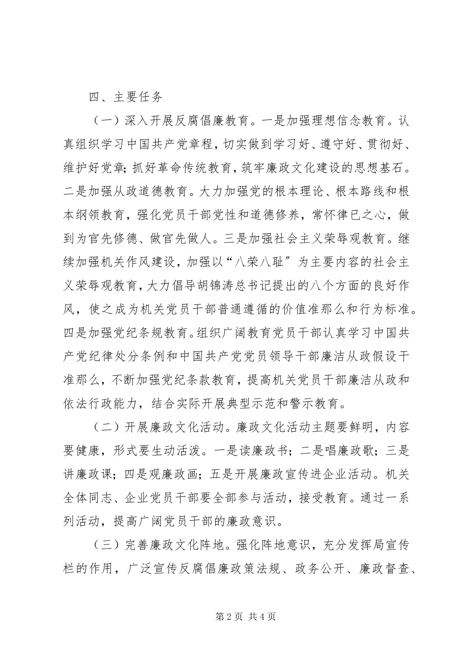 2023年廉政文化建设实施方案.docx_第2页