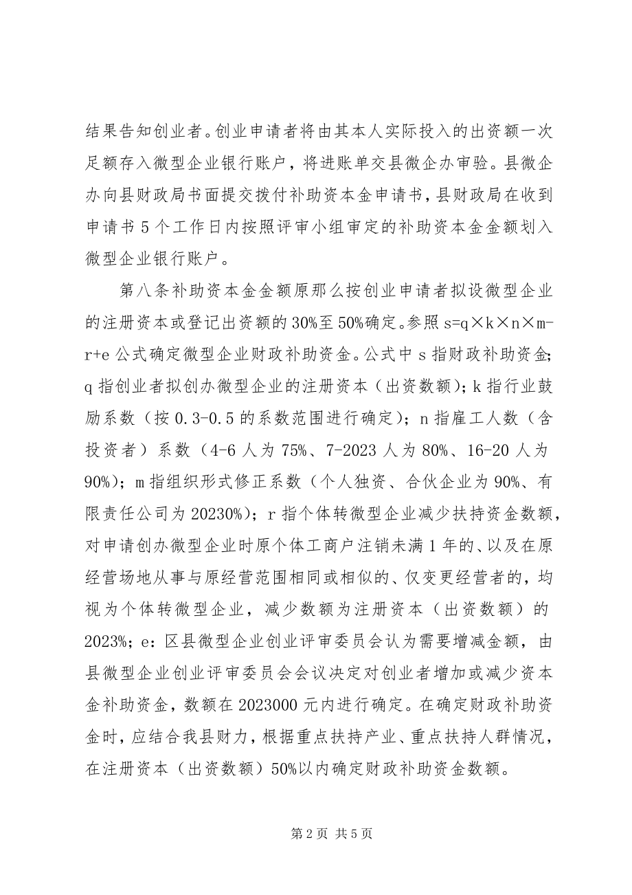 2023年微型企业补助资金规范制度.docx_第2页