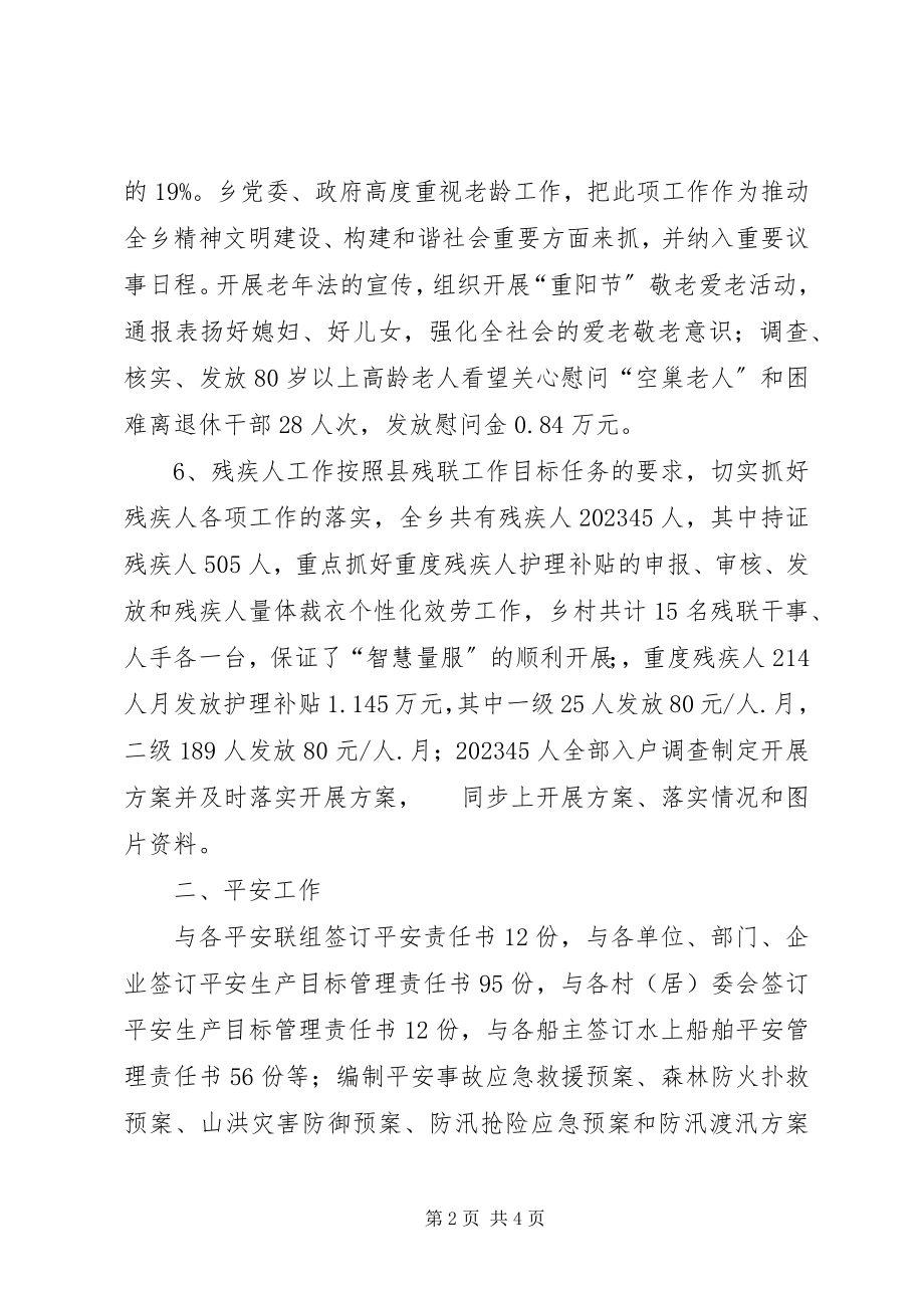 2023年乡镇社会事务办年度工作总结.docx_第2页