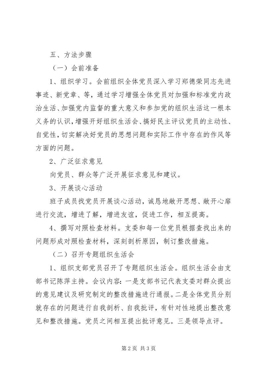 2023年专题组织生活会实施方案.docx_第2页