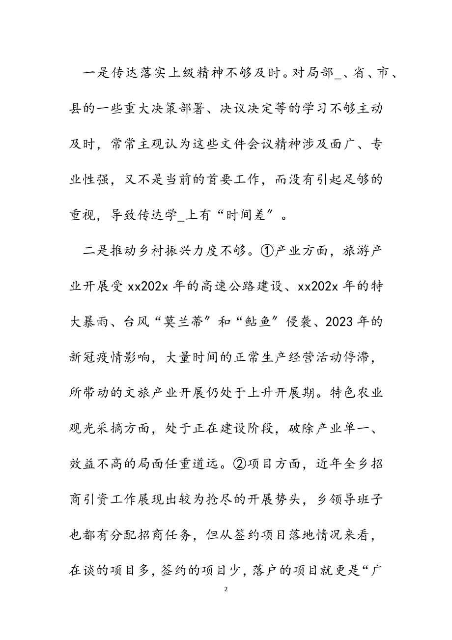 2023年乡镇巡查问题材料汇报.docx_第2页