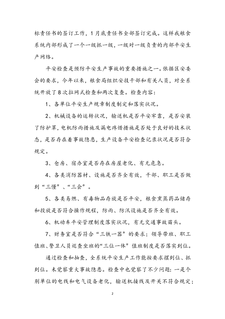 2023年粮食局安全整治工作年终总结.docx_第2页