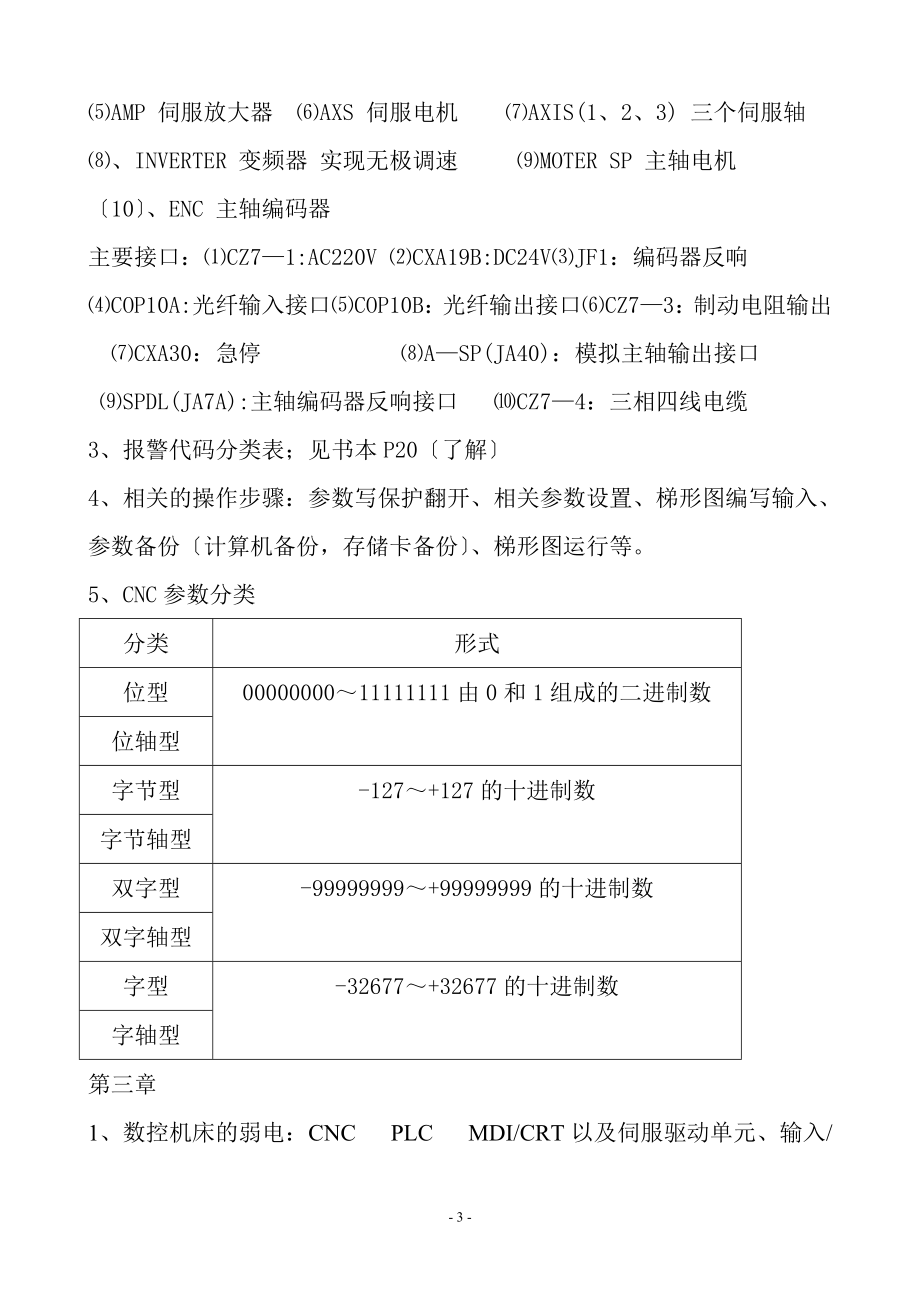 2023年数控机床故障诊断与维修复习笔记.doc_第3页