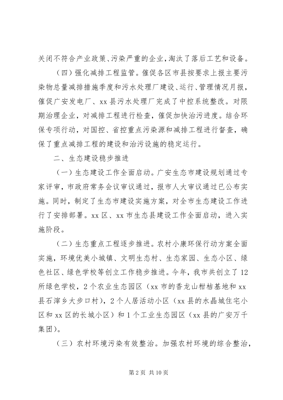 2023年市环境保护局环保工作总结.docx_第2页