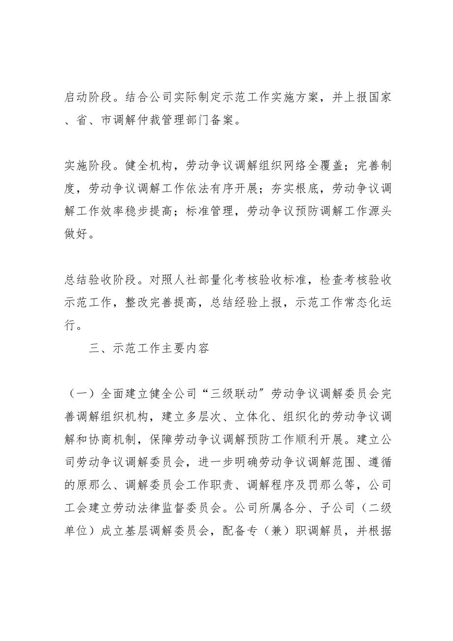 2023年做好劳动争议预防调解示范工作实施方案.doc_第2页