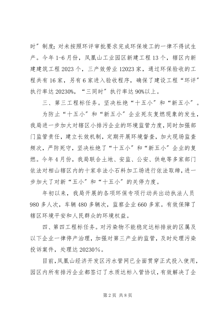 2023年区环保局上半年工作情况汇报.docx_第2页