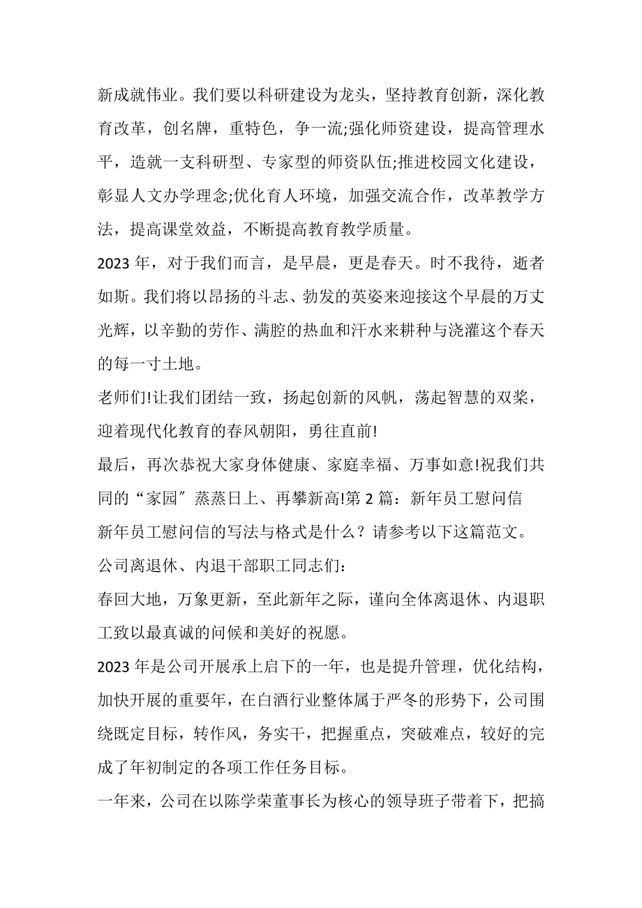 2023年新年员工慰问信.doc_第2页