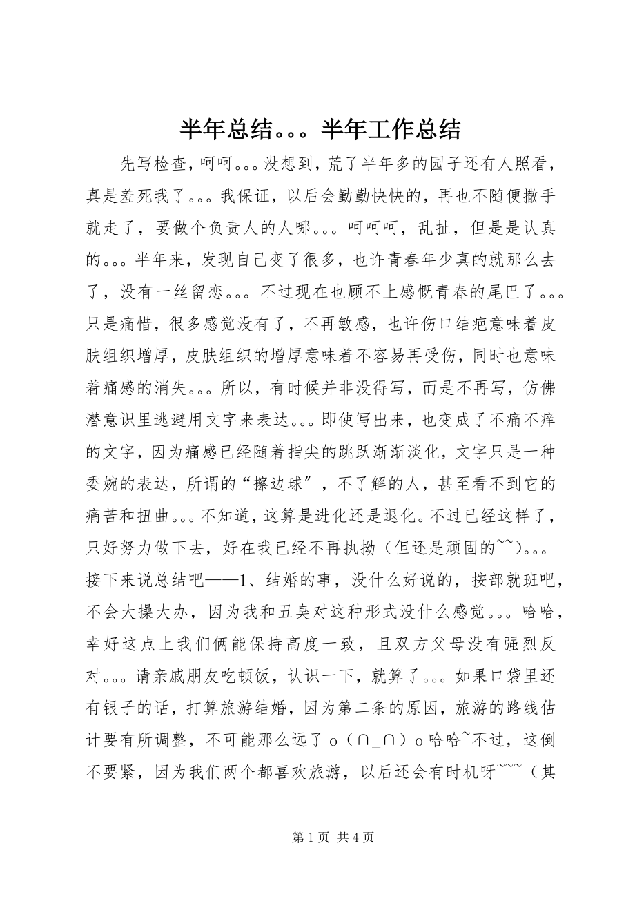 2023年半年总结半年工作总结新编.docx_第1页