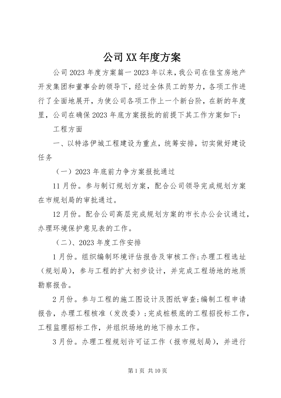 2023年公司某年度计划.docx_第1页