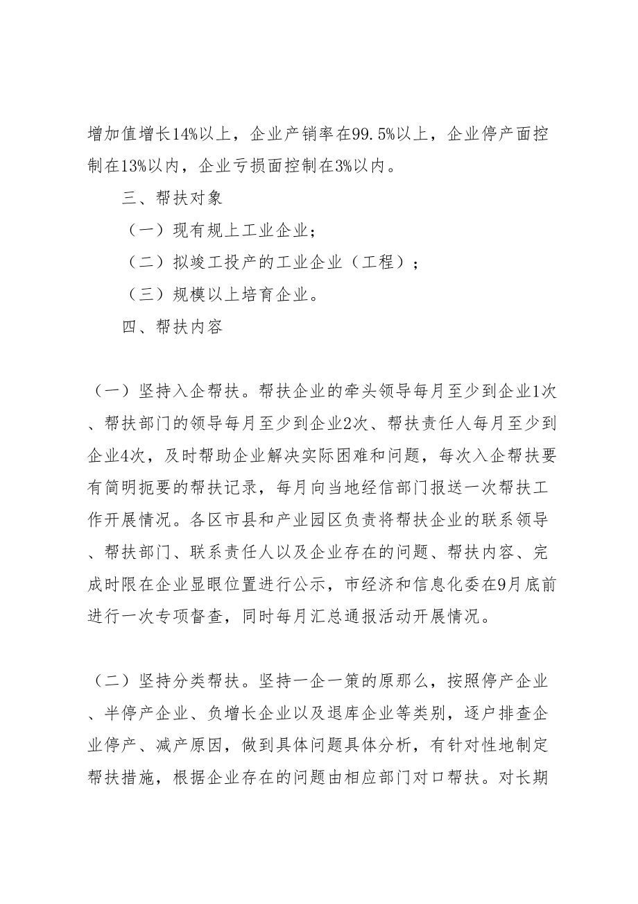 2023年工业企业结对帮扶稳增长活动方案 2.doc_第2页