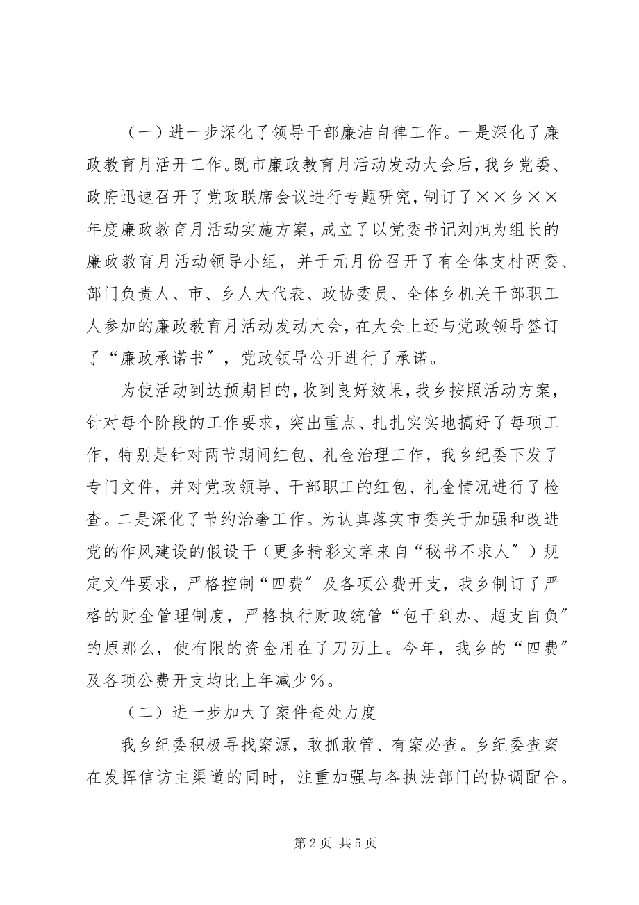 2023年度党风廉政建设工作总结.docx_第2页