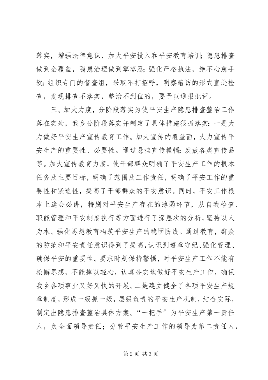 2023年乡镇年度安全生产专项行动工作总结.docx_第2页