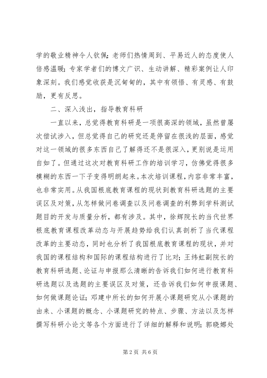 2023年教科室主任高级研修班培训总结.docx_第2页