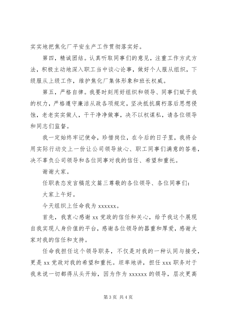 2023年任职表态讲话稿优秀.docx_第3页