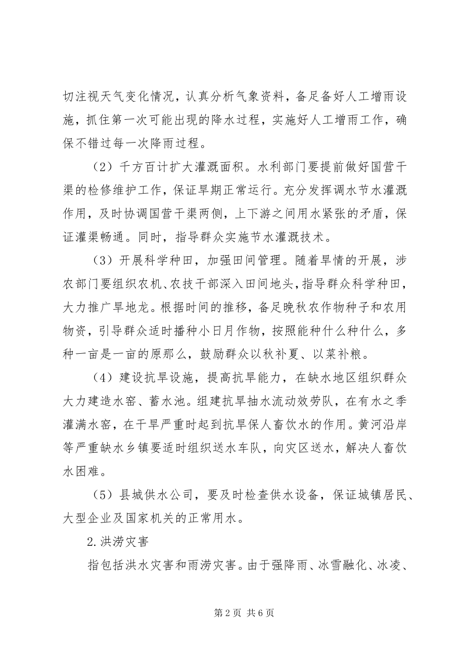 2023年救灾工作应急预案.docx_第2页