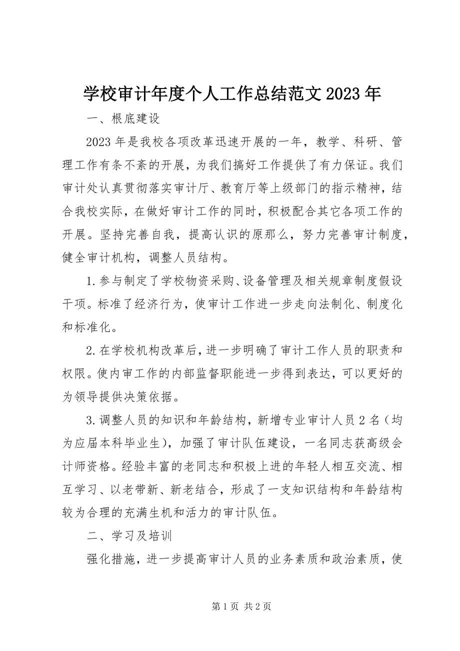 2023年学校审计年度个人工作总结2.docx_第1页