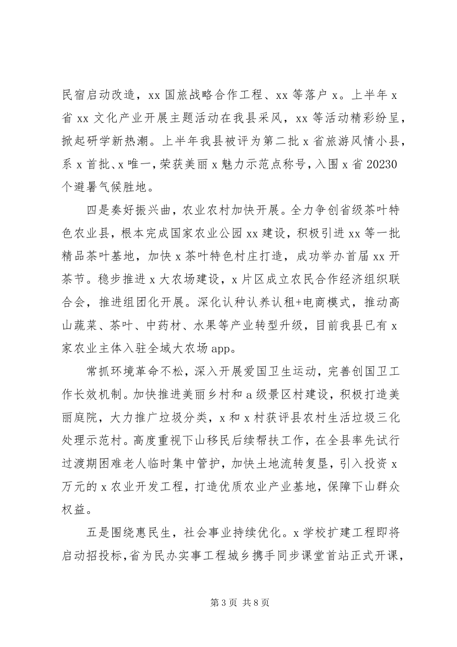 2023年县乡上半年工作总结和下半年工作安排.docx_第3页