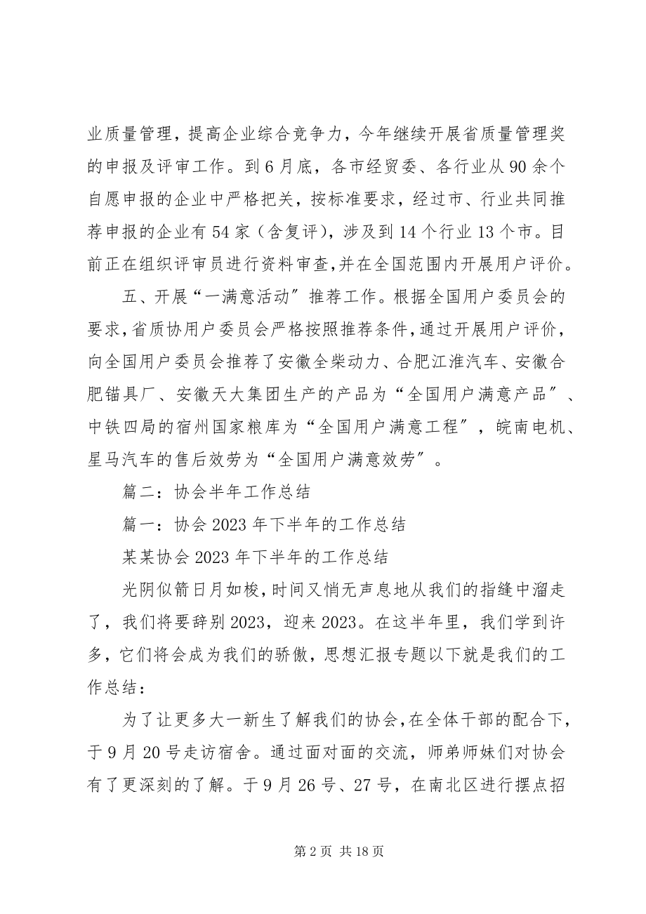 2023年协会半年工作总结.docx_第2页