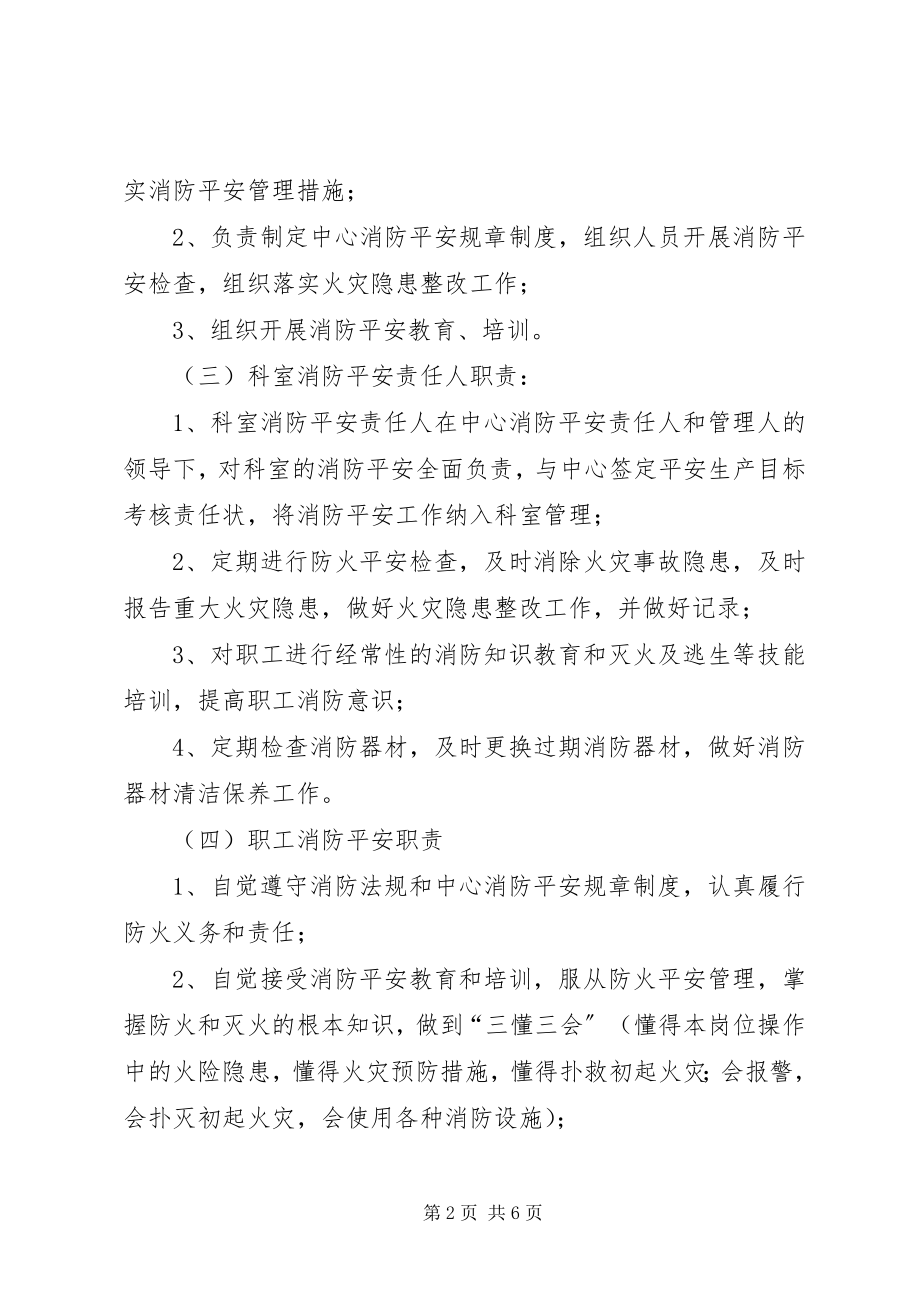 2023年xx中心消防安全管理制度.docx_第2页