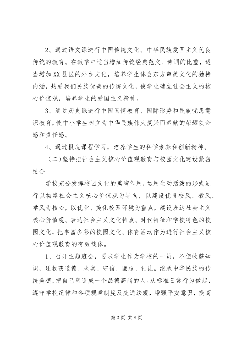 2023年徐闻中学中学社会主义核心价值观教育活动总结.docx_第3页