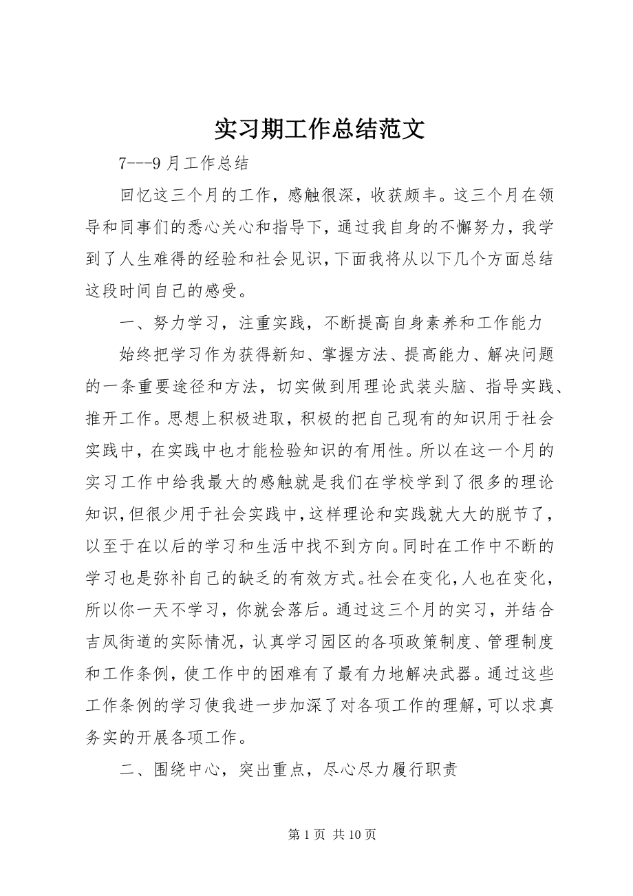 2023年实习期工作总结2.docx_第1页