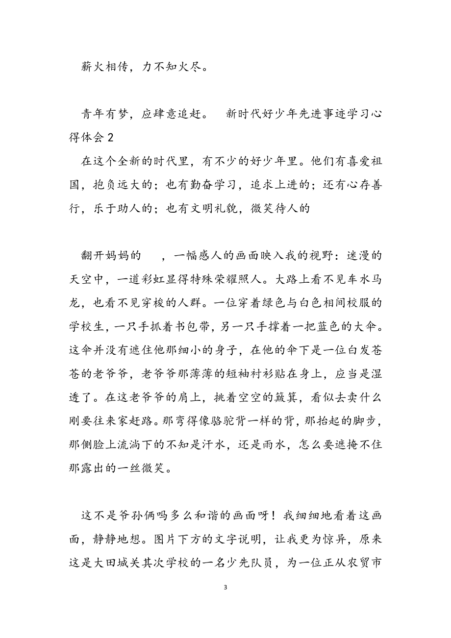 2023年“新时代好少年”先进事迹学习心得体会.docx_第3页