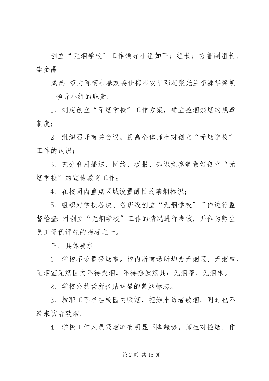 2023年万屯中心小学控烟实施方案.docx_第2页