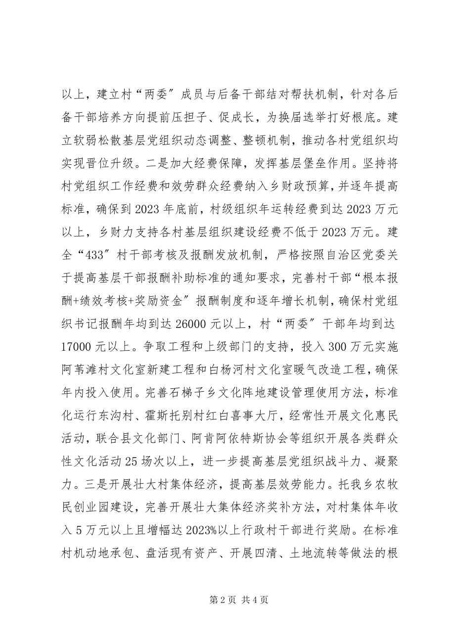 2023年乡基层组织建设年度工作思路.docx_第2页