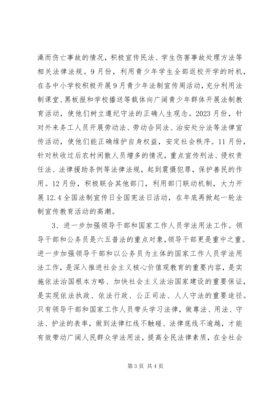 2023年县普法依法治理工作计划新编.docx_第3页