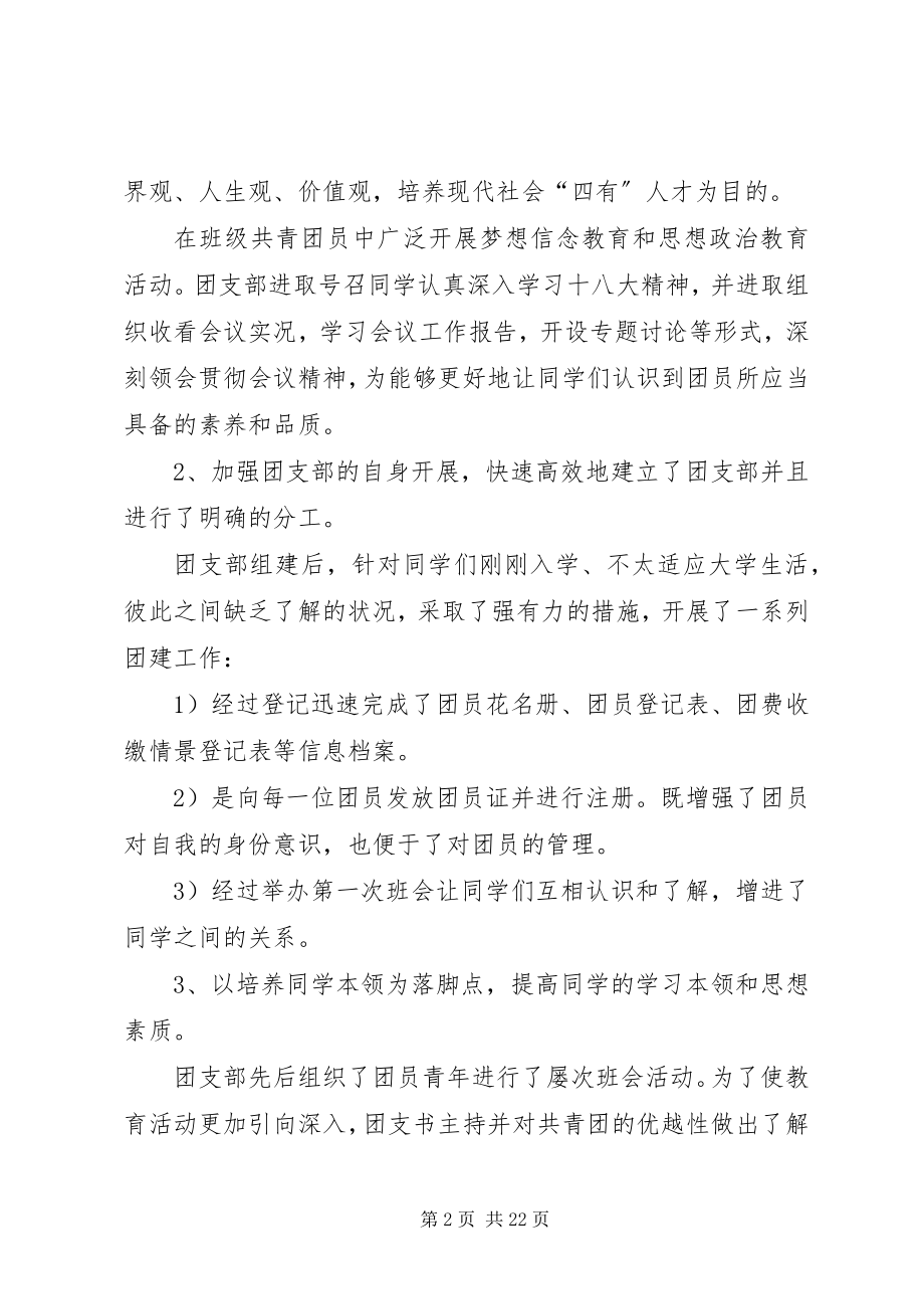 2023年团支部年度工作总结合集.docx_第2页