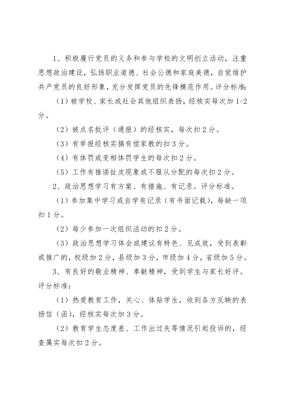 2023年第二中学党员先锋岗评选办法新编.docx_第2页