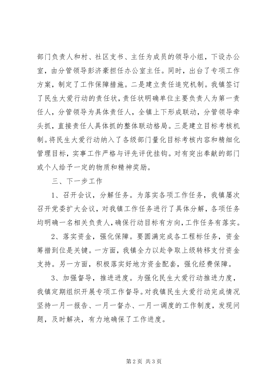 2023年乡镇上半年“民生大爱”行动工作总结.docx_第2页