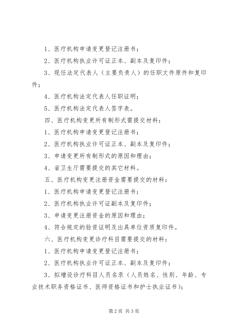 2023年医疗机构变更提交材料.docx_第2页