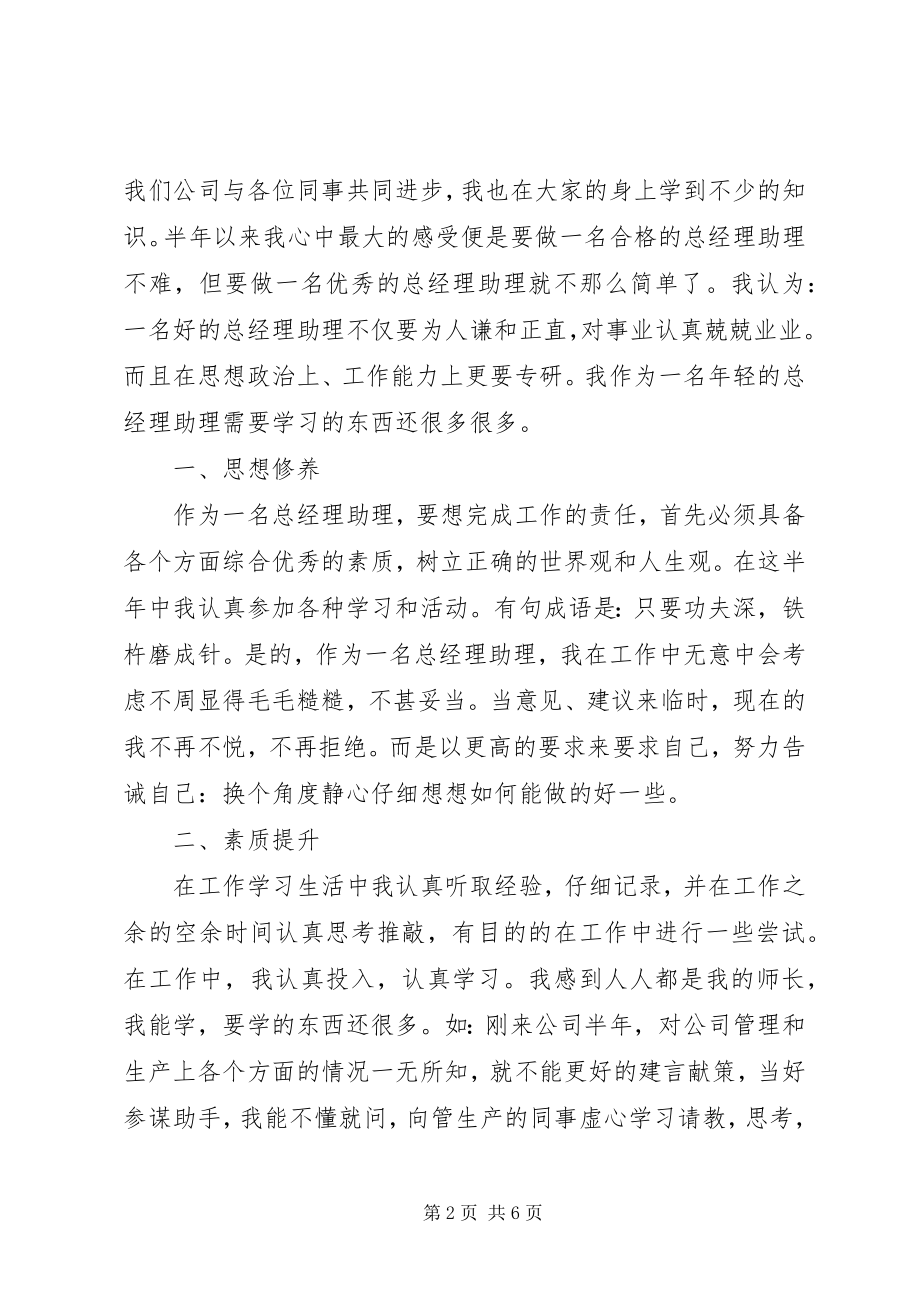 2023年商务助理终工作总结.docx_第2页