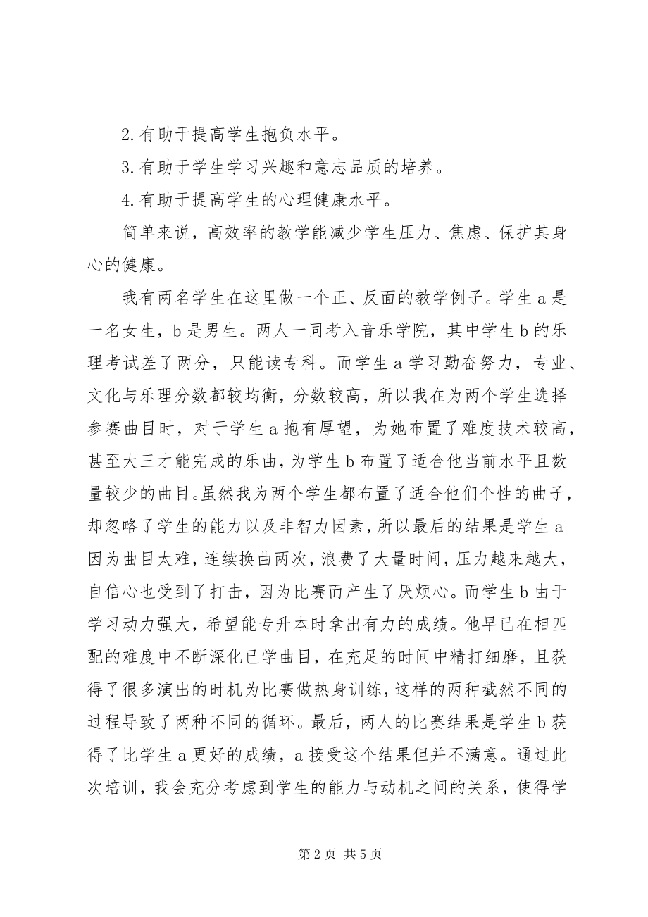 2023年参加师资培训心得艺海无边学无止境新编.docx_第2页