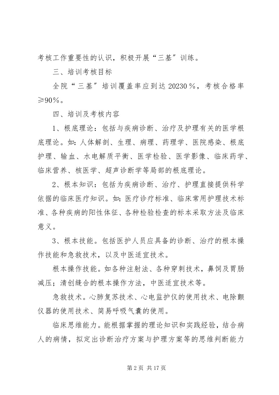 2023年“三基三严”培训计划及考核实施方案.docx_第2页