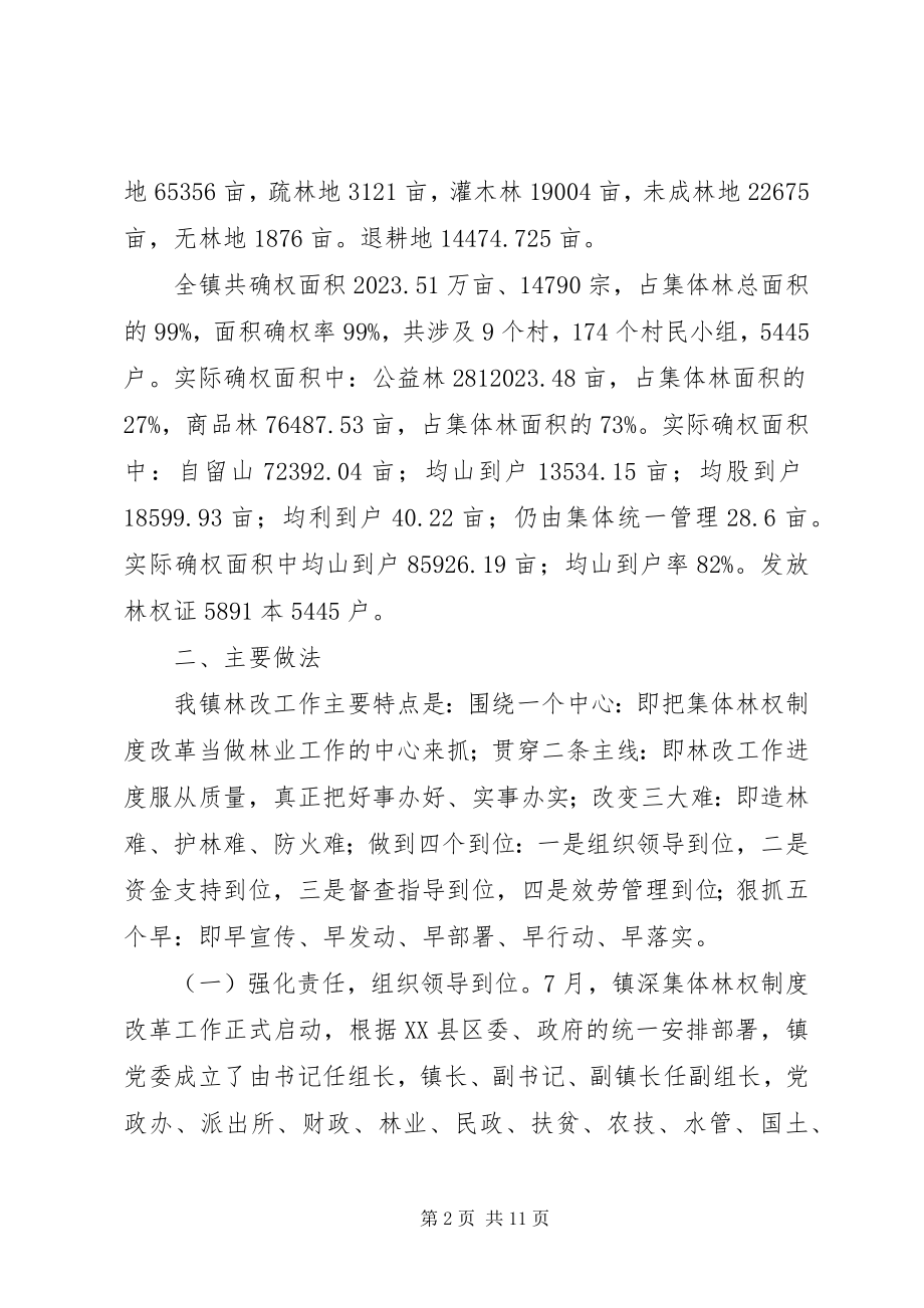 2023年乡镇深化林权制度主体改革总结.docx_第2页