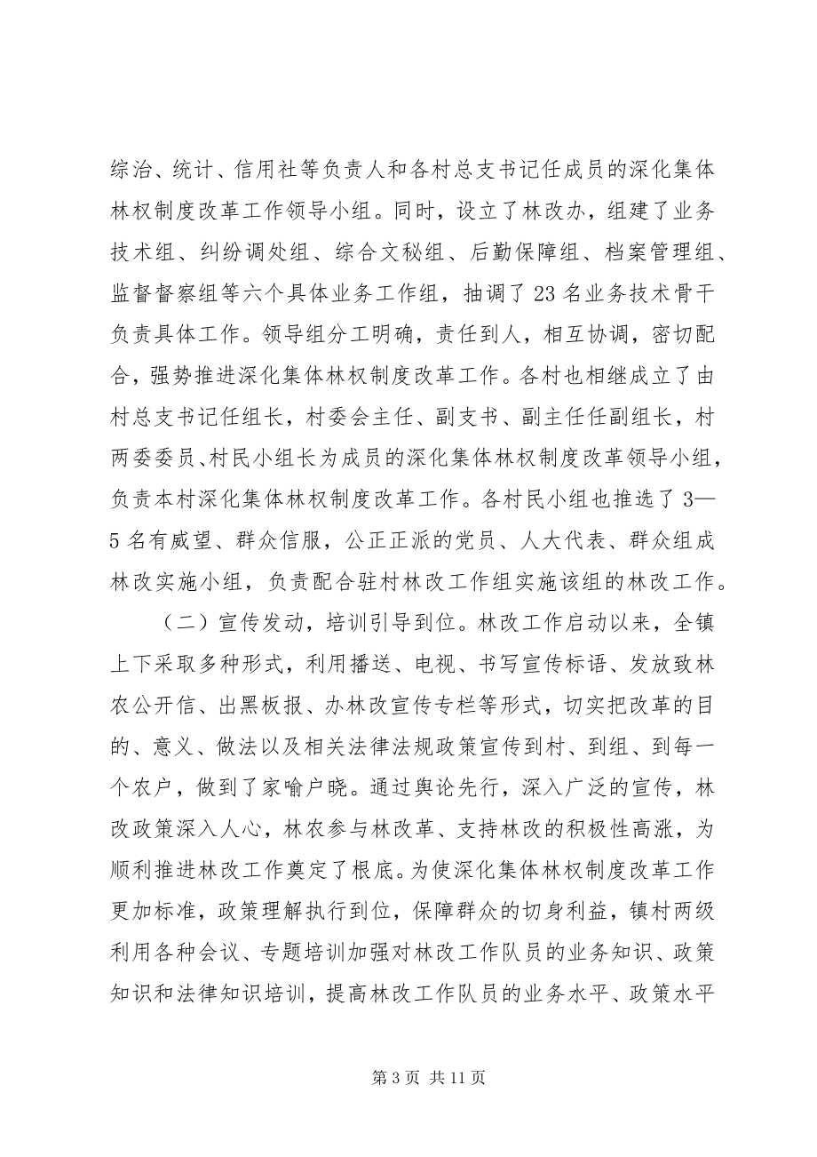 2023年乡镇深化林权制度主体改革总结.docx_第3页