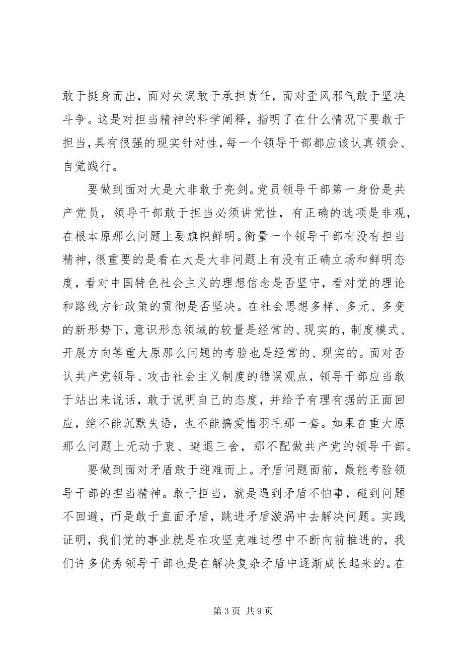 2023年带头攻坚克难敢于担当优秀讲话稿.docx_第3页