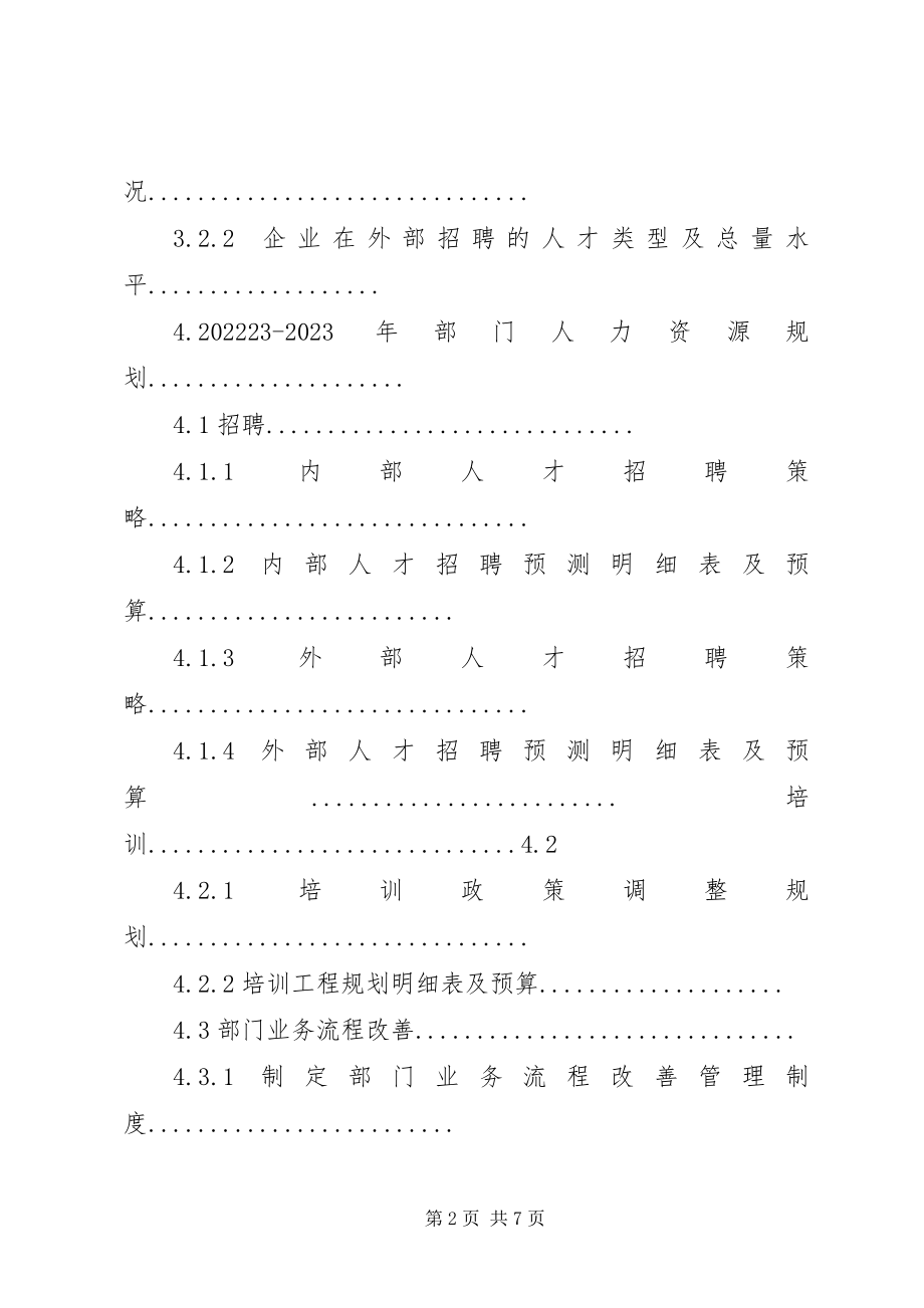 2023年人力资源部部门发展规划.docx_第2页