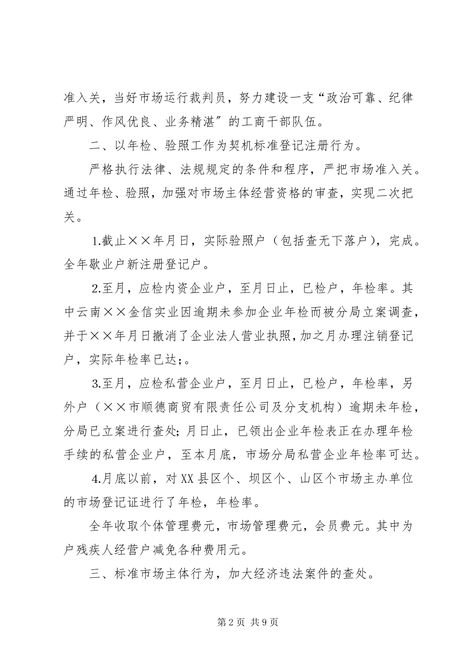 2023年市场监督管理分局年度工作总结.docx_第2页